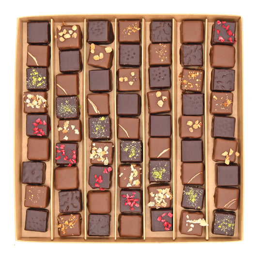 Pralin' Box - 63 chocolats - Mixte