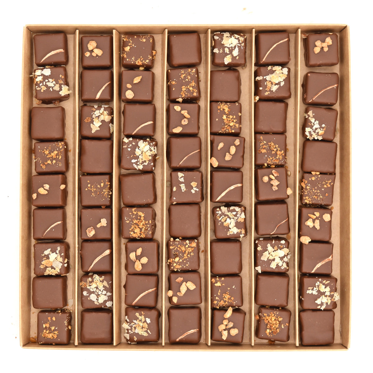 Pralin' Box - 63 chocolats - Lait