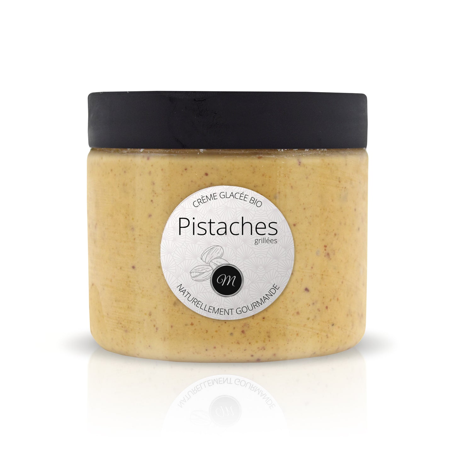 Crème glacée - Pistaches grillées