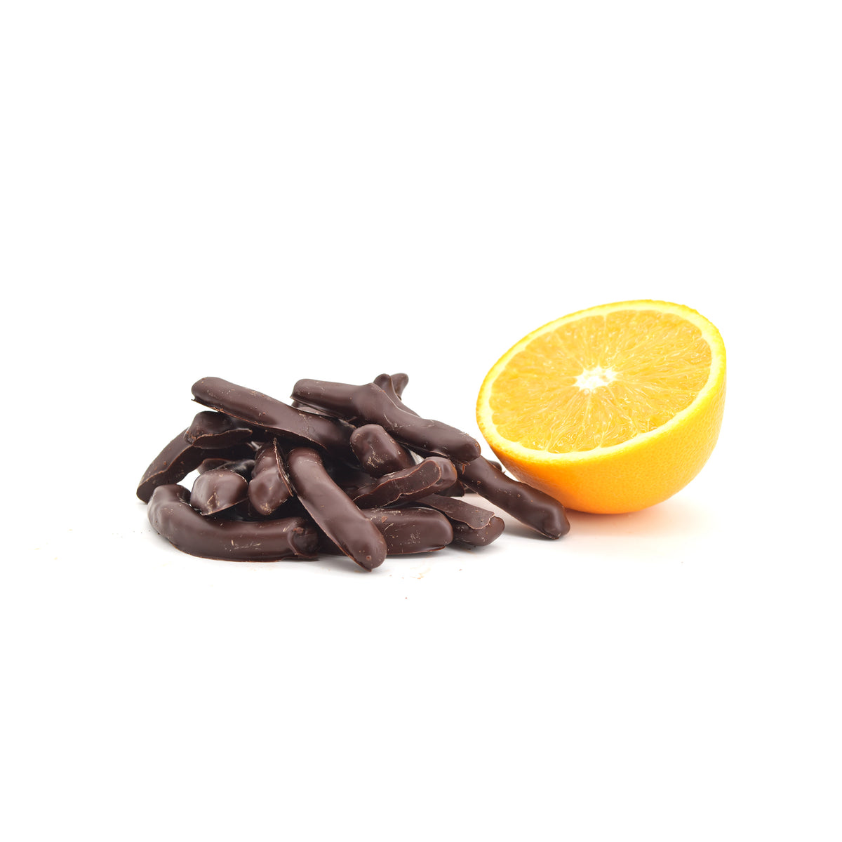 Orangettes au chocolat noir - Maisie Café