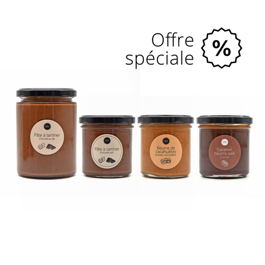 Sélection pâtes à tartiner - Chandeleur