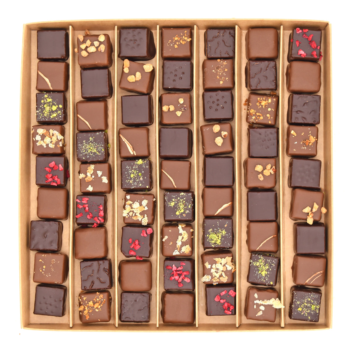Pralin' Box - 63 chocolats - Mixte