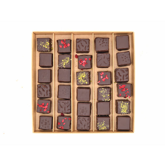 Pralin' Box - 30 chocolats - Noir