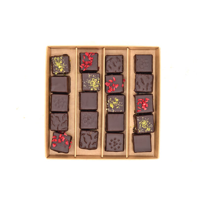 Pralin' Box - 20 chocolats - Noir