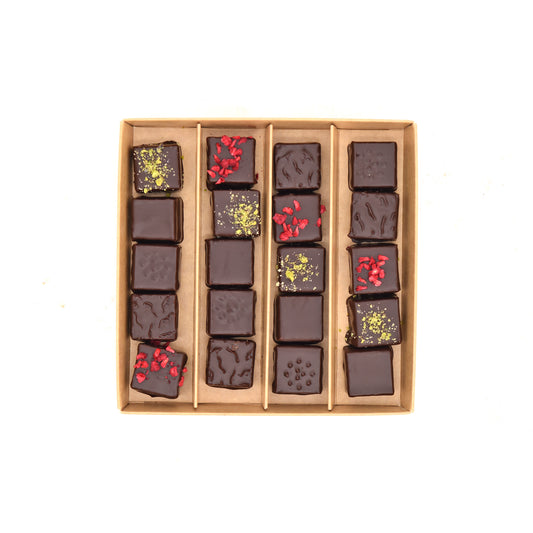 Pralin' Box - 20 chocolats - Noir