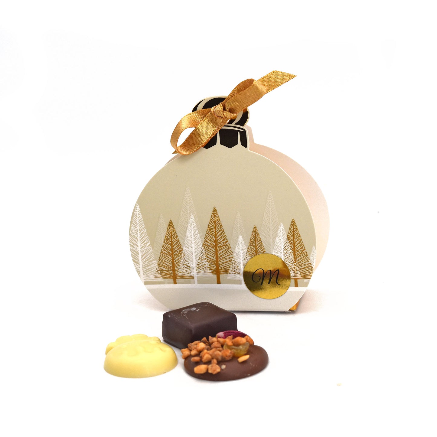 Ballotin Boule - Noir, Lait & Blanc