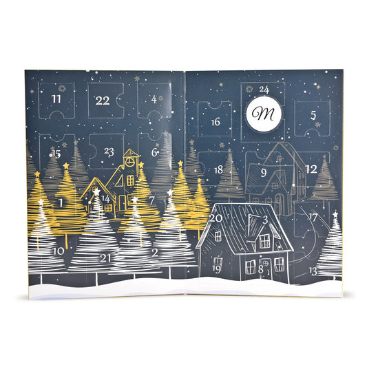 Calendrier de l'Avent - "Le Livre de l'Avent" Noir 80% - PRECOMMANDE