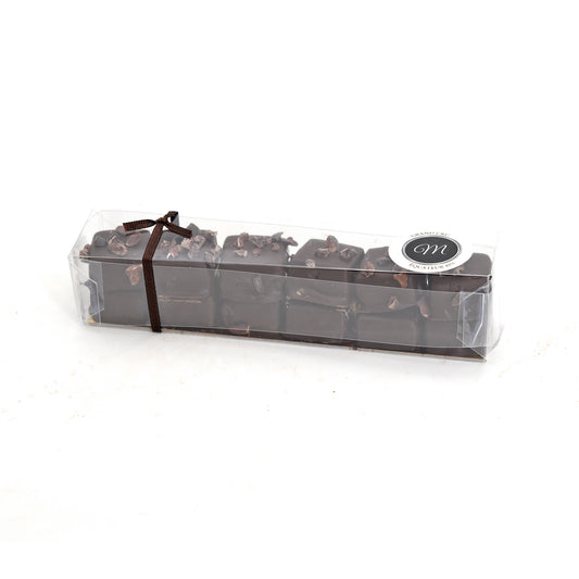 Carrés pralinés noir 80%