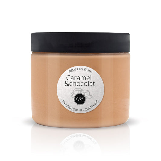 Crème glacée - Caramel & chocolat
