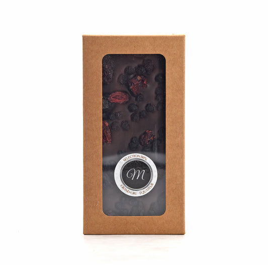 Tablette Grand Cru Gourmande Noir - Équateur 80% - Fruits rouges
