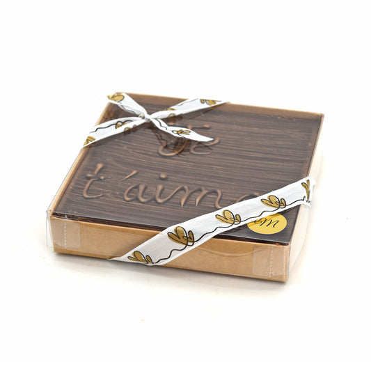 Tablette "Je t'aime" - Noir