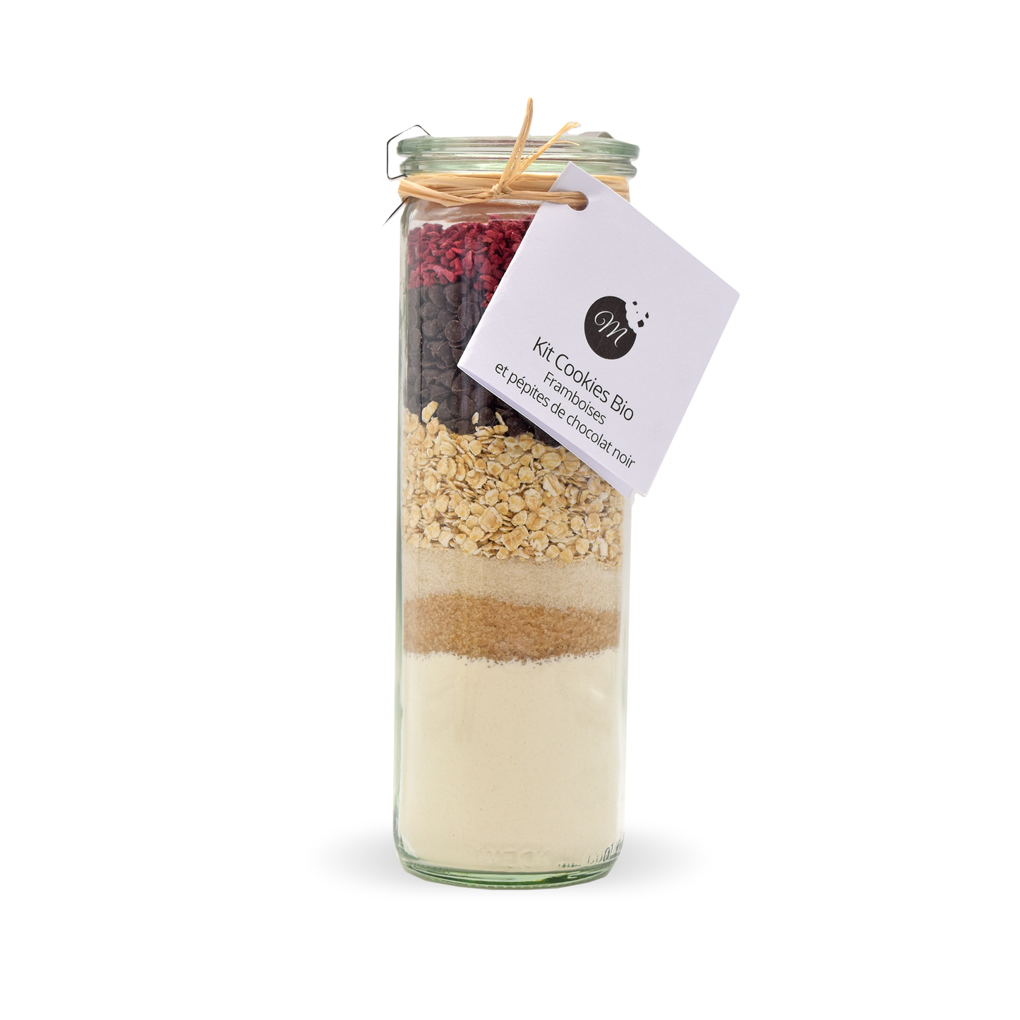 Kit cookies - Framboises & Pépites de chocolat noir