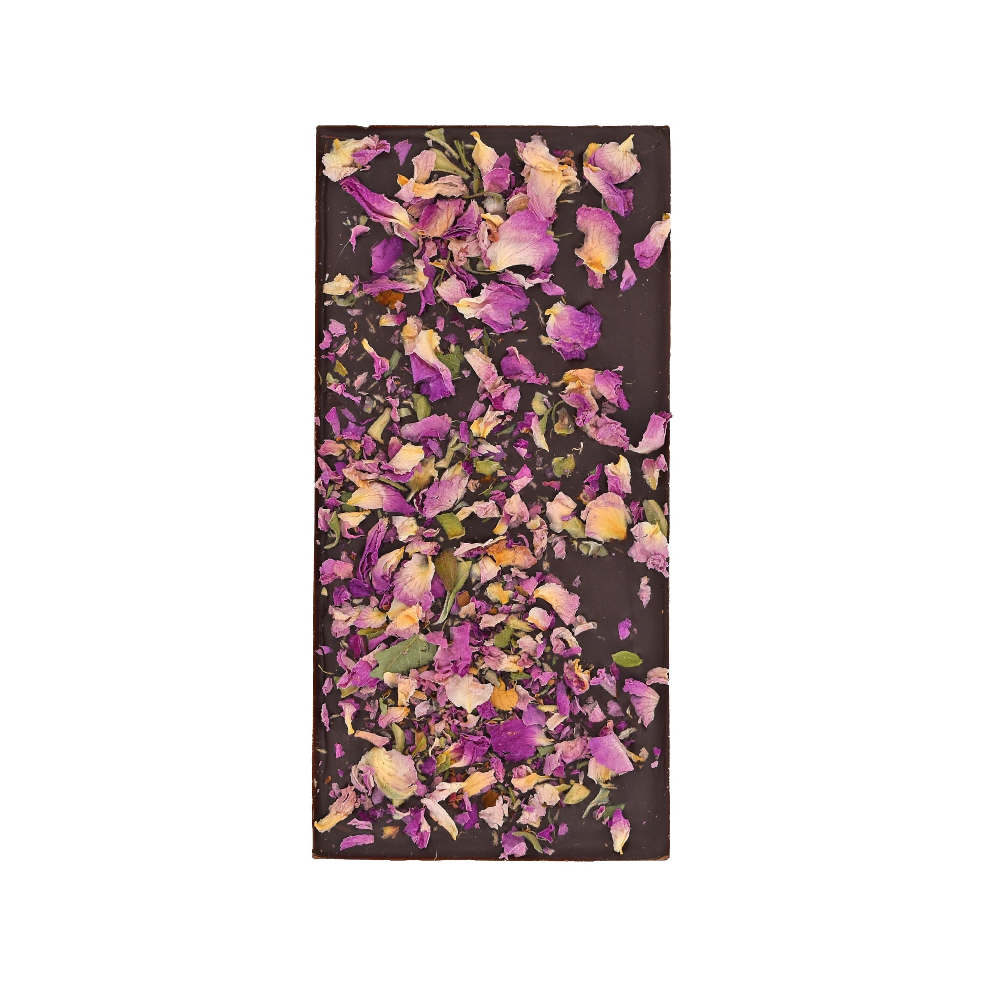 Tablette Chocolat Noir & Pétales de roses