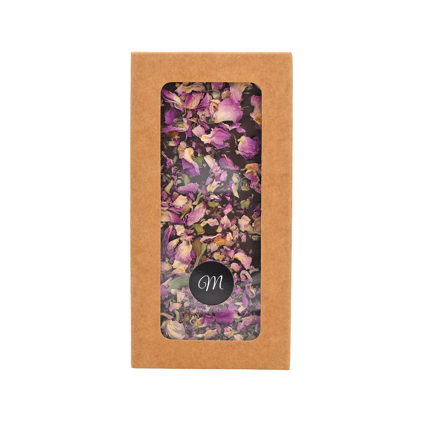 Tablette Chocolat Noir & Pétales de roses