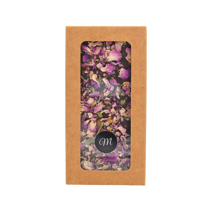 Tablette Chocolat Noir & Pétales de roses