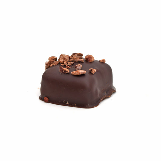 Carrés pralinés noir 80%