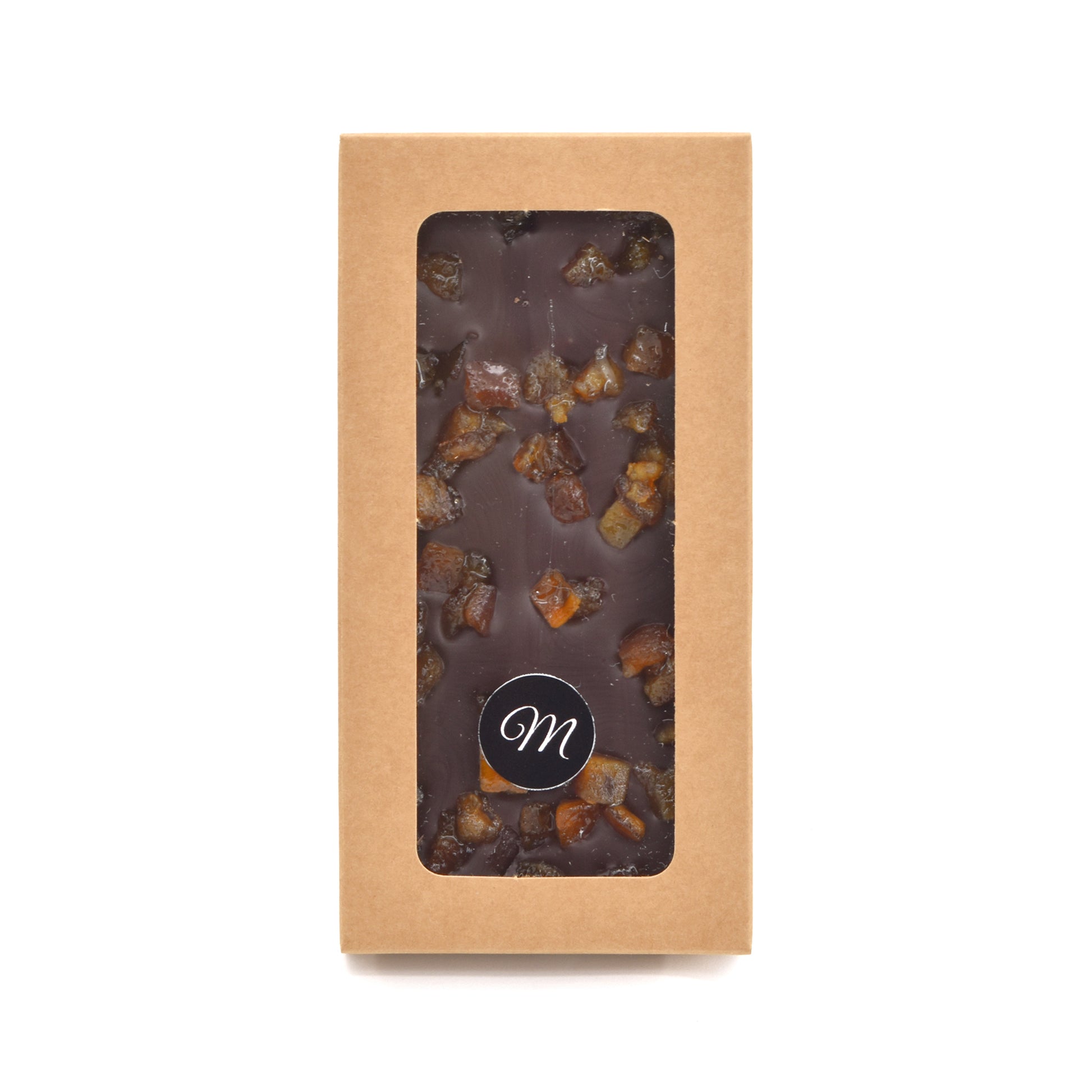 Tablette Chocolat Noir & Orange Confite